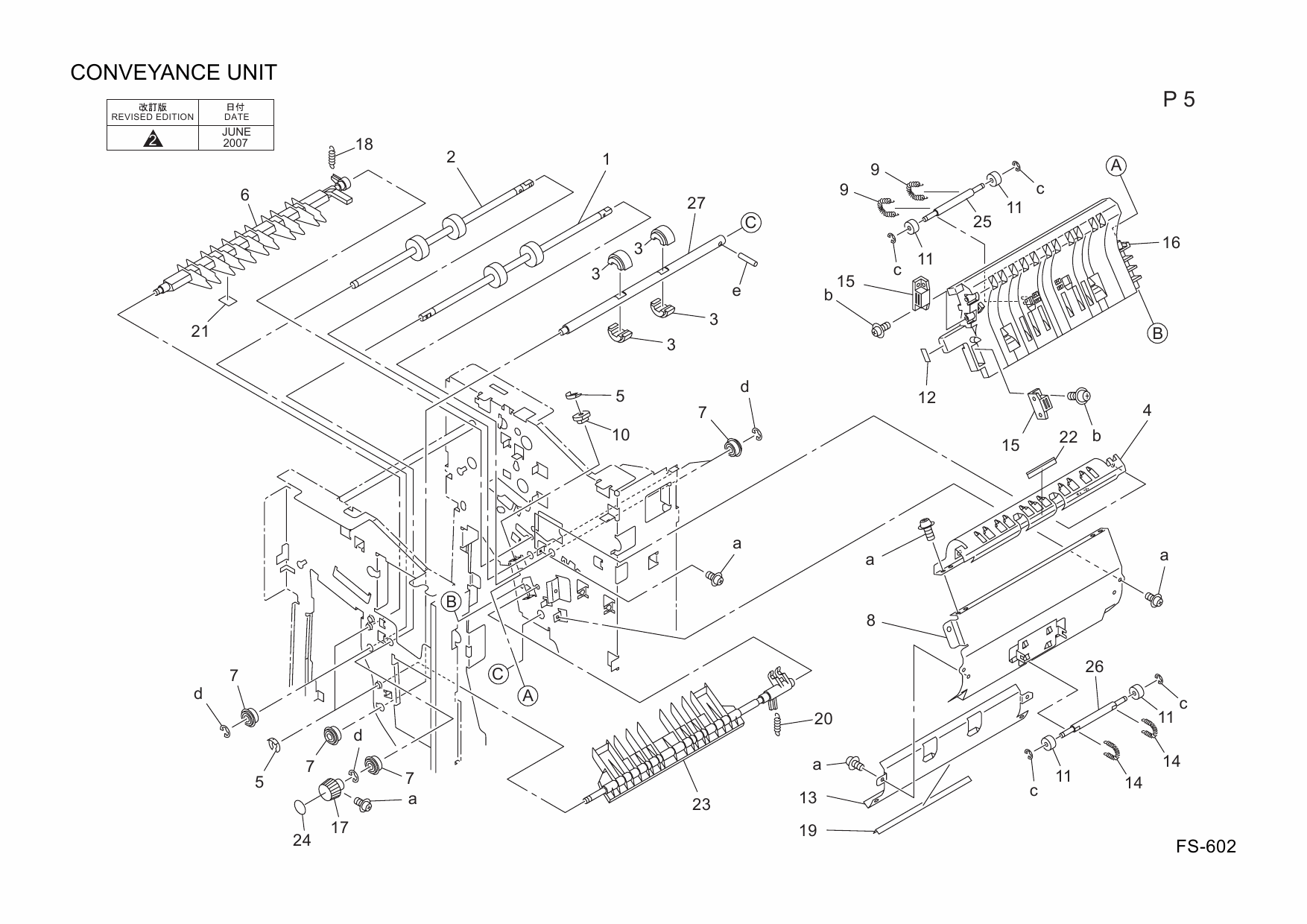 Konica-Minolta Options FS-602 15JM Parts Manual-2